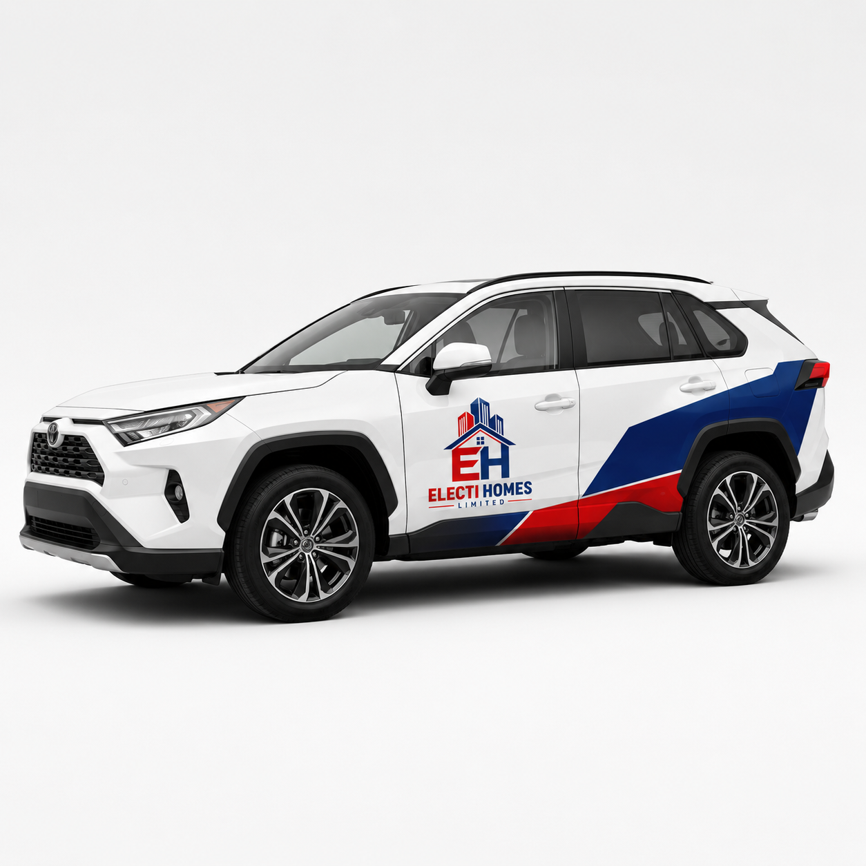 Electi Homes branded project vehicle